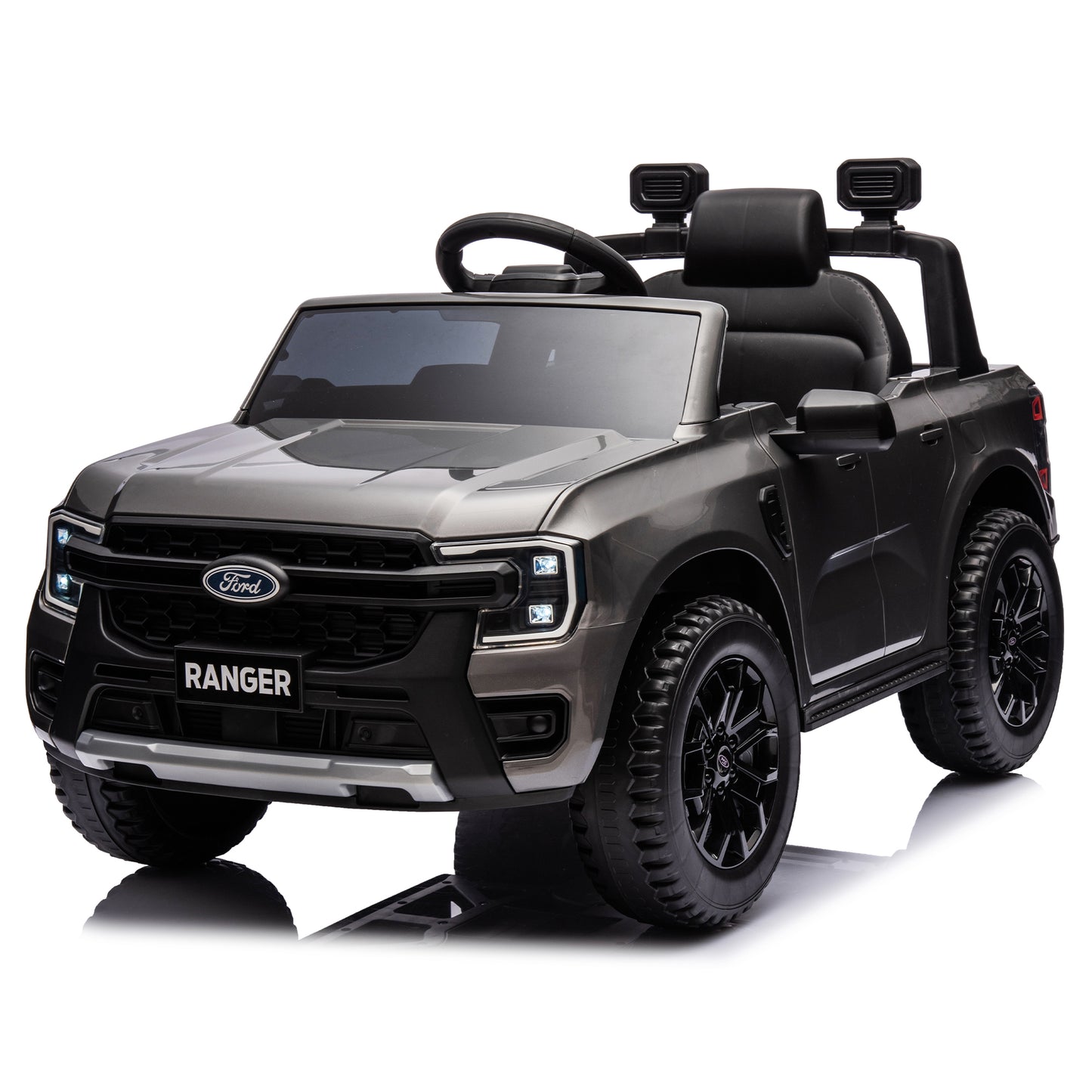 Big Kid Remote Control Car 12V Authorized Ford Ranger, 2WD Speed 1.86-4.97 MPH