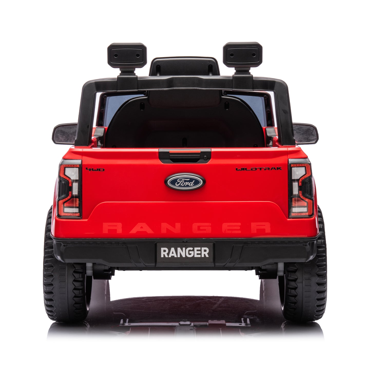 Big Kid Remote Control Car 12V Authorized Red Ford Ranger, 2WD Speed 1.86-4.97 MPH