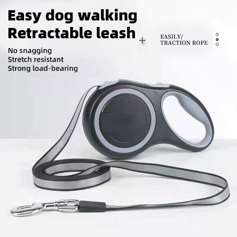 Retractable pet leash with precision core