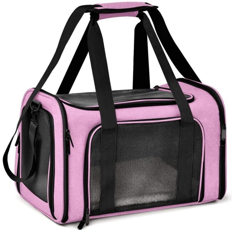 Cat Bag Portable Simple Crossbody Pet Bag Portable Cat & Small Dog Breed Breathable Foldable Cat Backpack