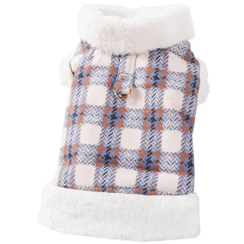 Fur Dog Flannel Pulled Vest Teddy Bear Small Dog Cat Pet Clothing