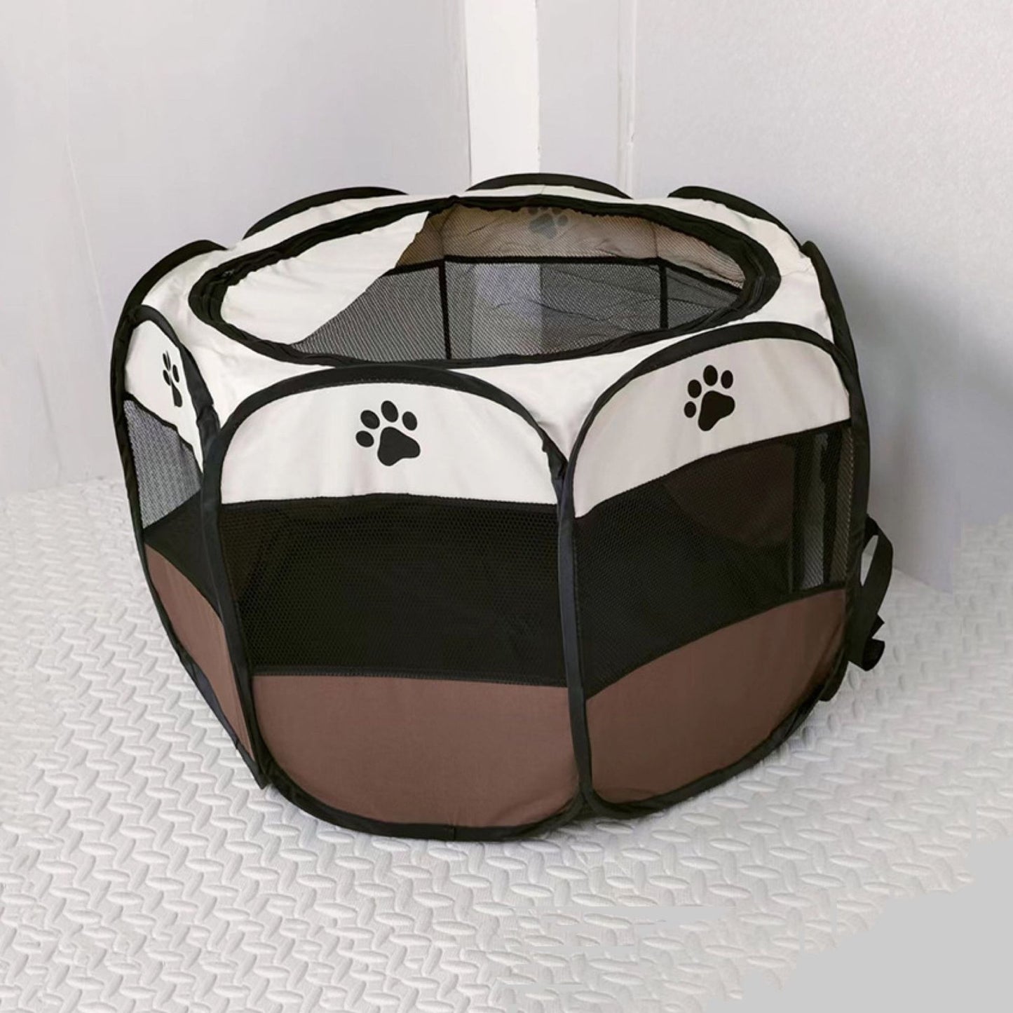 Pet Kennel For dogs & cats Detachable And Washable Octagonal Pet Cage Waterproof Oxford Cloth Grab Dog Tent Octagonal Fence