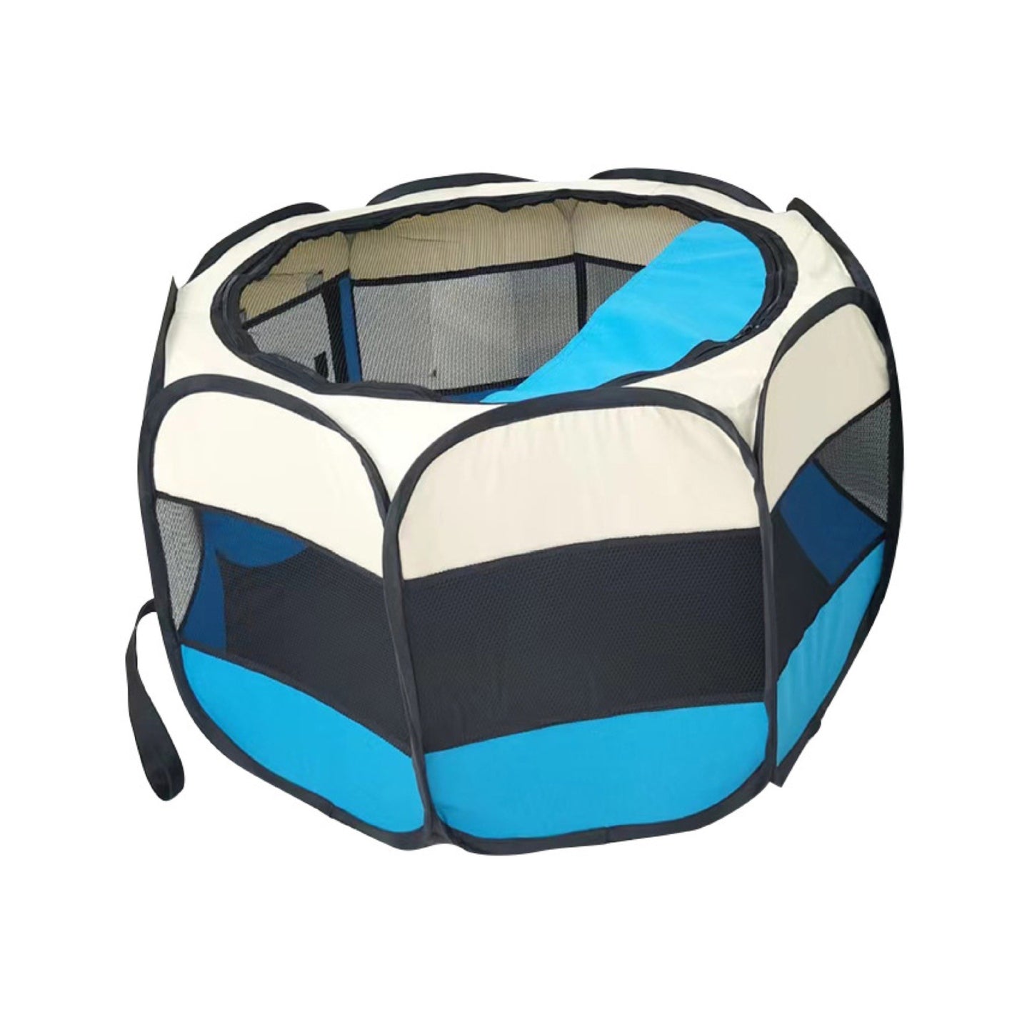 Pet Kennel For dogs & cats Detachable And Washable Octagonal Pet Cage Waterproof Oxford Cloth Grab Dog Tent Octagonal Fence