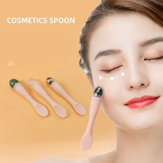 Eye Massager Jade Eye Cream Face Lift - cosmetics spoon