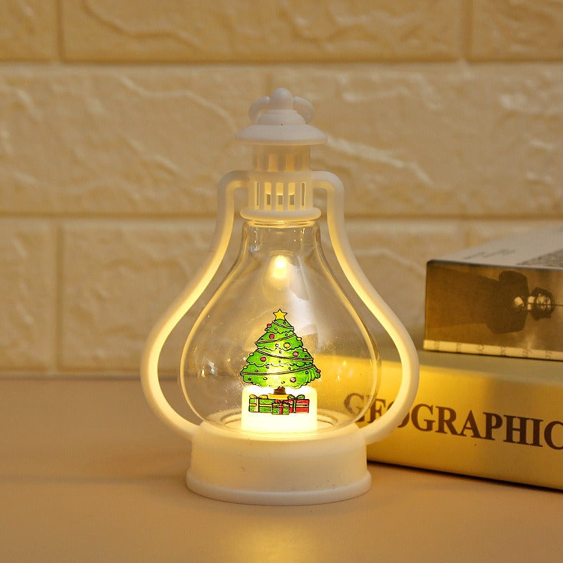 Christmas LED Light Children's Handheld Window Display Christmas Tree Pendant