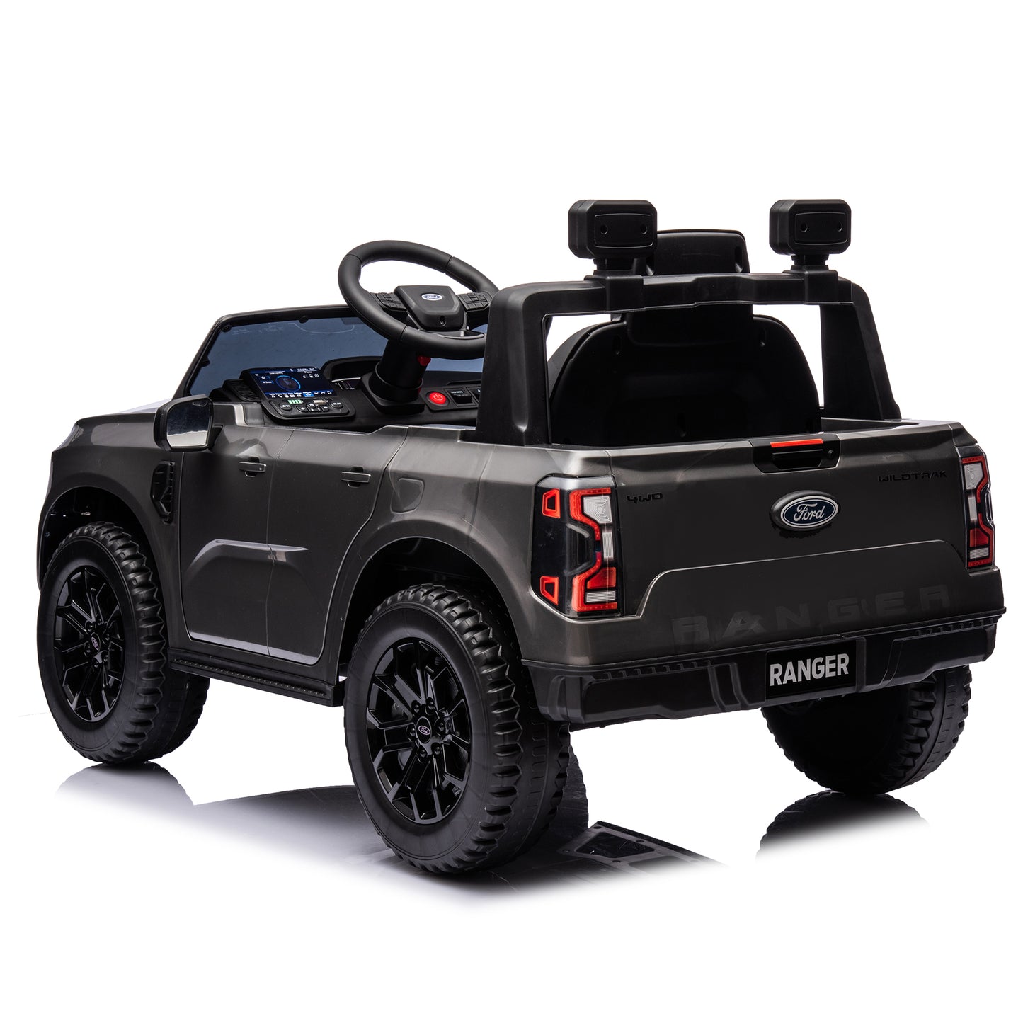 Big Kid Remote Control Car 12V Authorized Ford Ranger, 2WD Speed 1.86-4.97 MPH