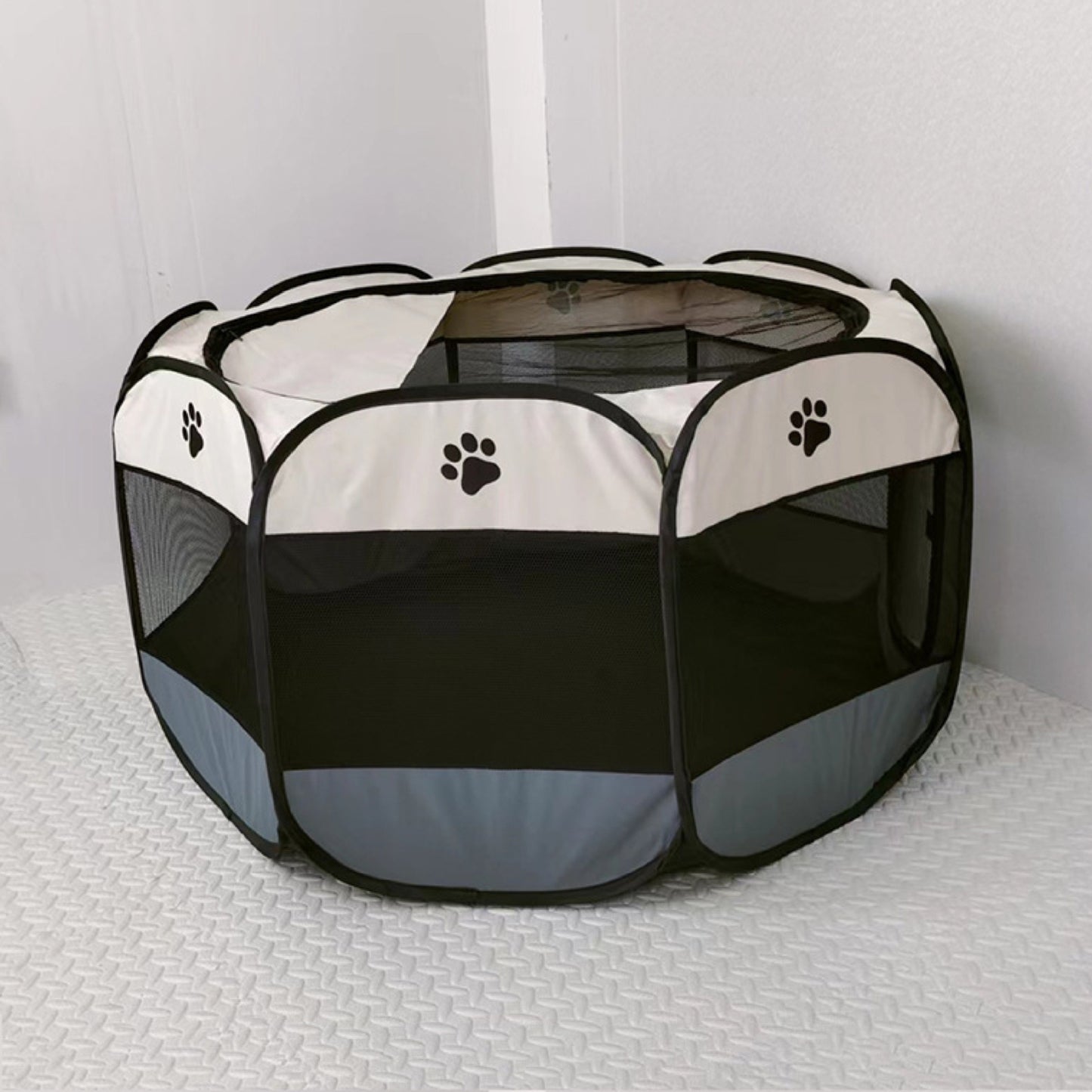 Pet Kennel For dogs & cats Detachable And Washable Octagonal Pet Cage Waterproof Oxford Cloth Grab Dog Tent Octagonal Fence