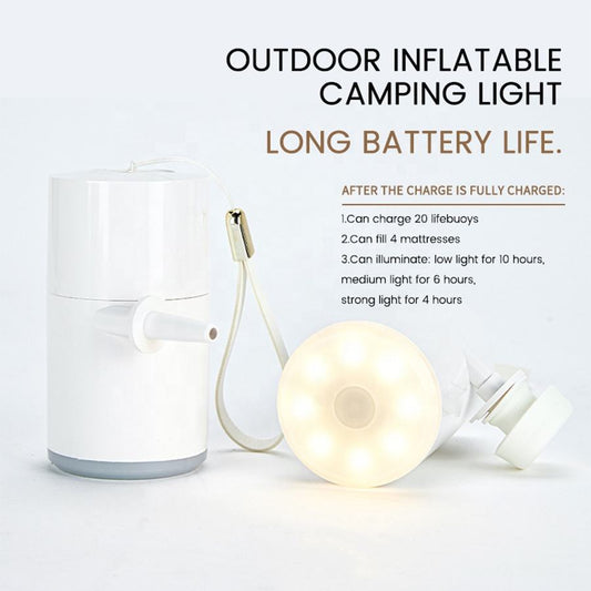 Outdoor Camping air pump camping hanging lamp tent lamp with vacuum treatment