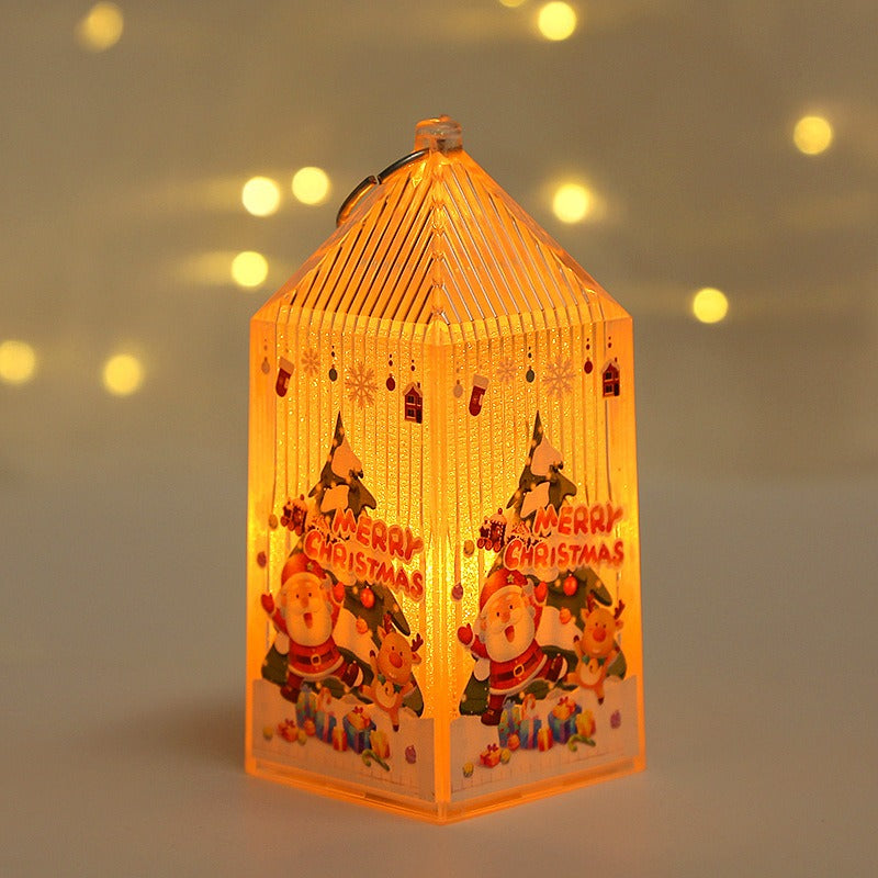 Christmas Children's Christmas Eve Gift Handheld Night Light Display Window Tree Pendant Decoration Props