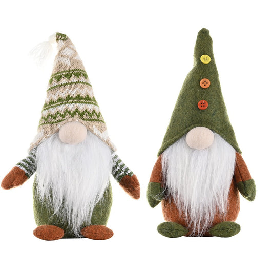 Christmas Faceless Doll Elf Doll European and American Green Style Decoration Nordic Rudolf Ornament