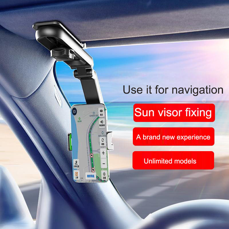 Sun Visor Car Phone Holder Navigation Car Support Bracket