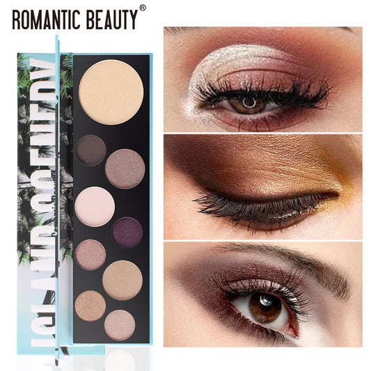 Romantic Beauty 9-Color Eye Shadow Irregular Circular Bubble Eye Shadow Plate