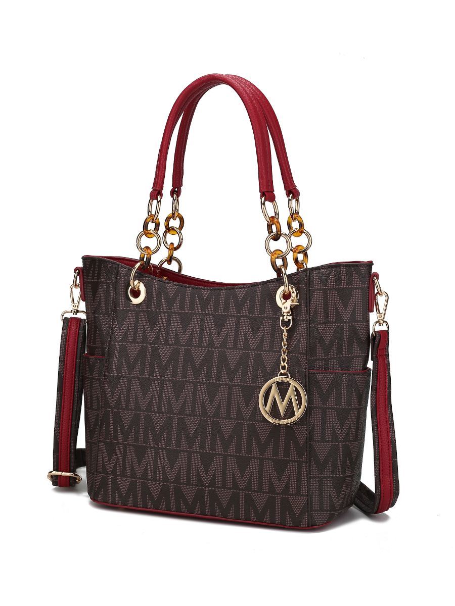 MKF Collection Kissaten Milan M Signature Tote Handbag by Mia k