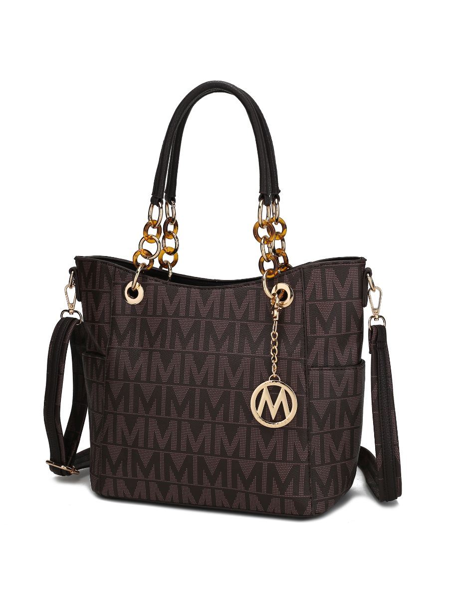 MKF Collection Kissaten Milan M Signature Tote Handbag by Mia k