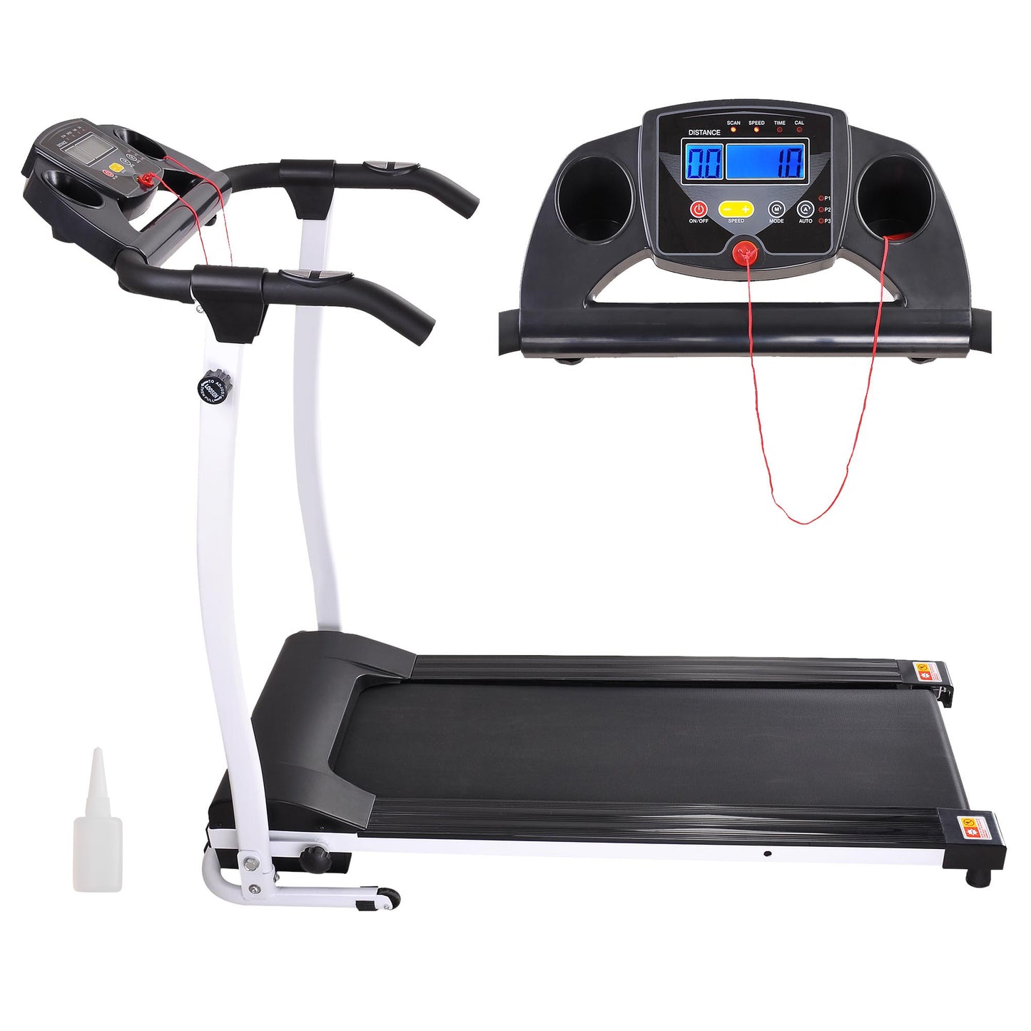 Folding Electric Treadmill 1100w